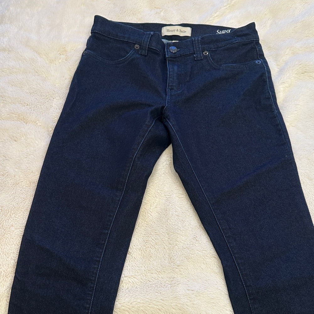 Henry & Belle soft dark Blue Jeans